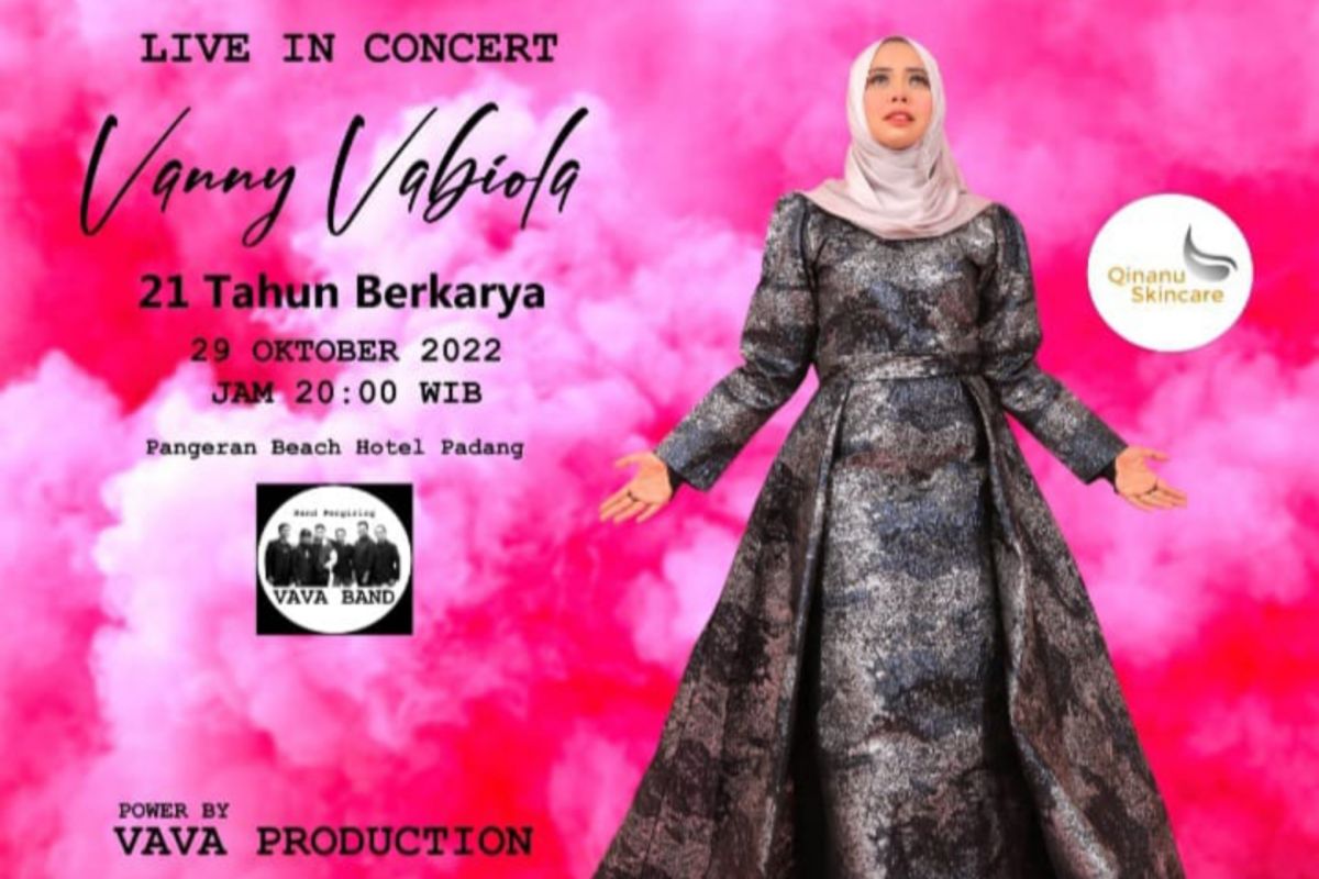 Vanny Vabiola gelar konser tunggal usai 21 tahun berkarir di dunia tarik suara