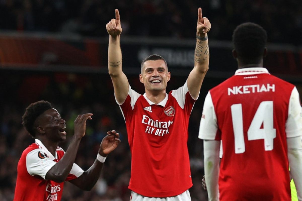 Xhaka pastikan Arsenal lolos ke 16 besar Liga Europa