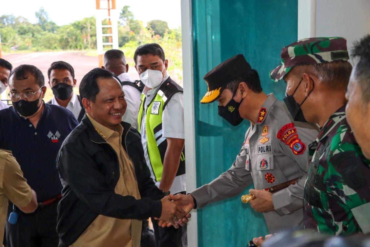 Jelang HUT Kaltara, Kapolda Kaltara sambut kedatangan Kemendagri