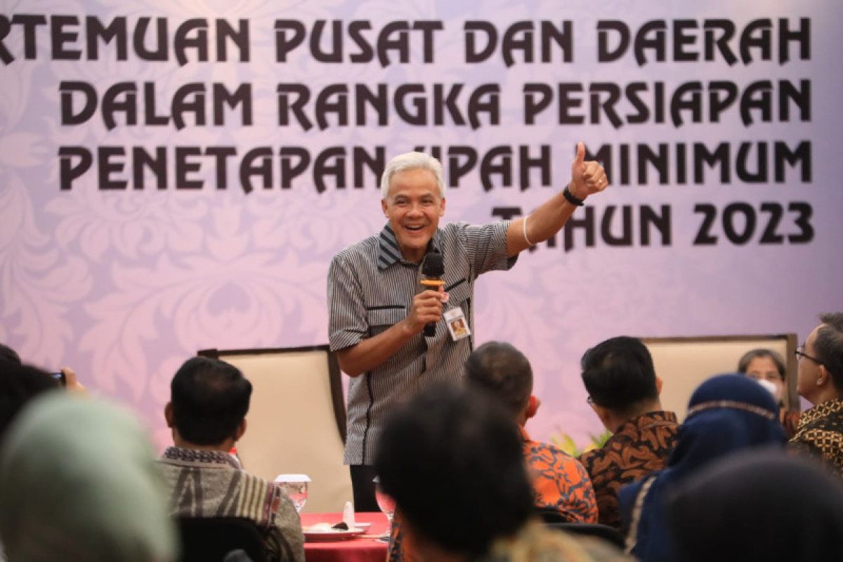 Ganjar paparkan strategi upah minimum ke Disnaker se-Indonesia