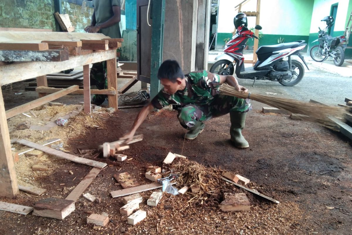 Satgas TMMD Biak Numfor sebut lingkungan bersih dukung kinerja