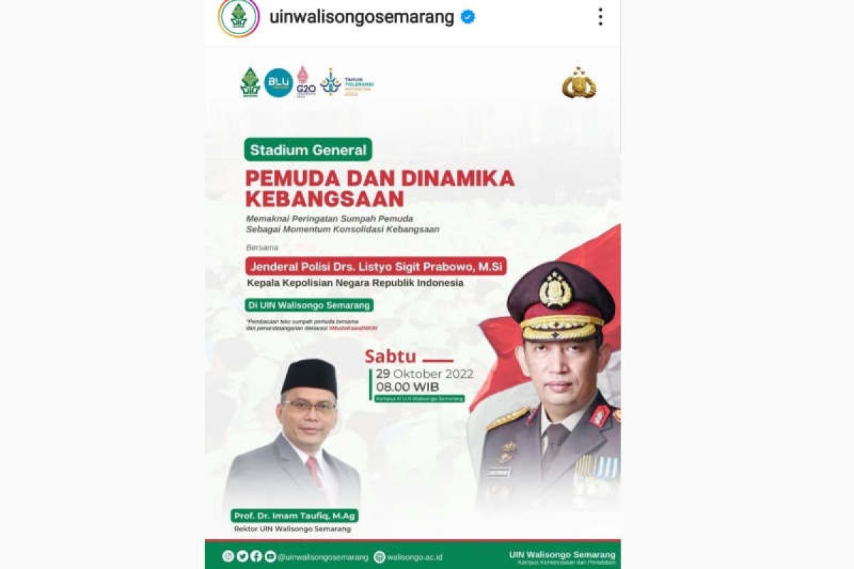 Pemuda di Jateng siap deklarasikan dukungan terhadap Polri