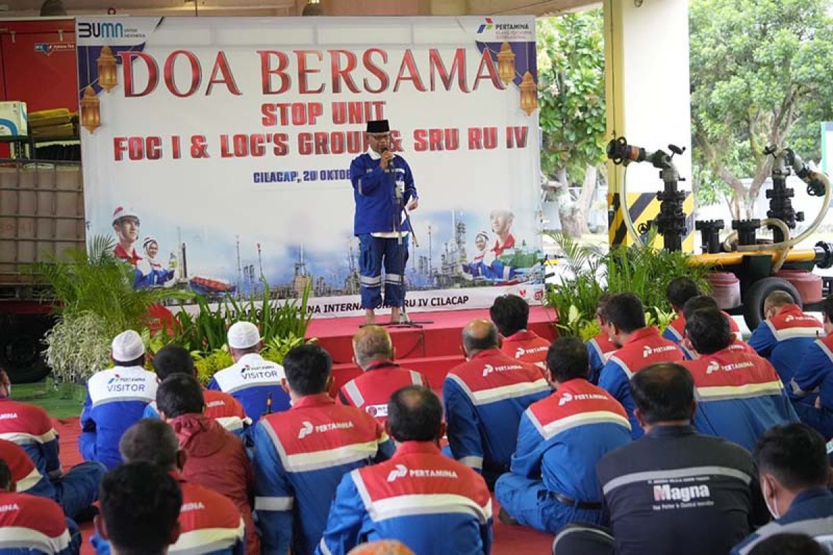 Hadapi "pit stop" 2022, Pertamina Cilacap gelar doa bersama dan santunan anak yatim