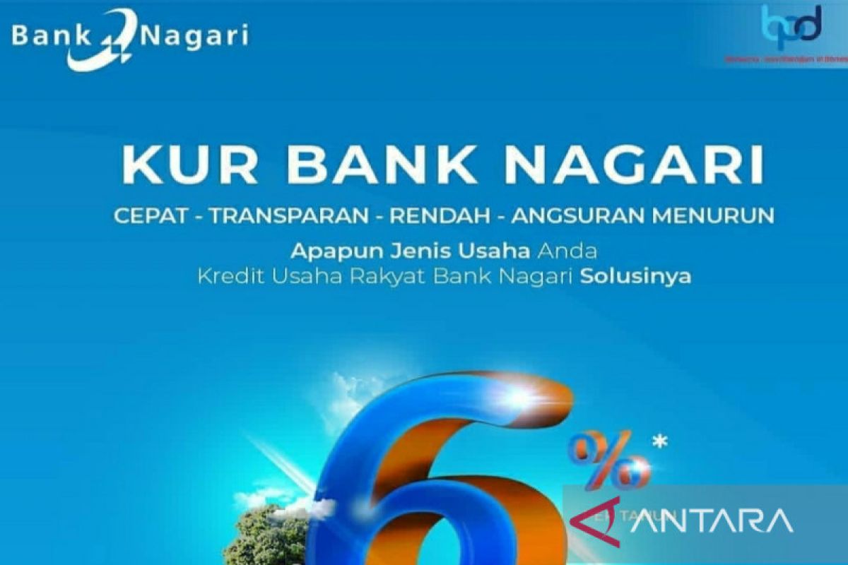 Bank Nagari dapat tambahan alokasi KUR sebesar Rp200 miliar