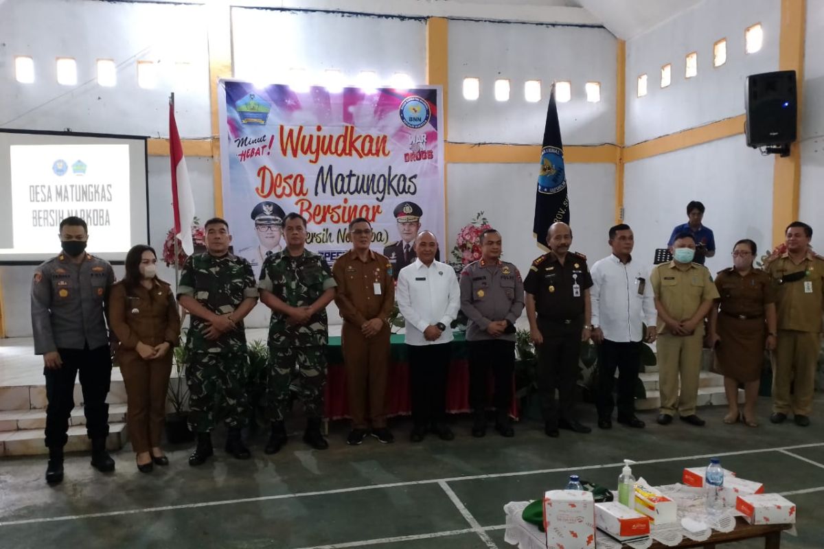 BNNP Sulut canangkan "Desa Bersinar" di Minahasa Utara