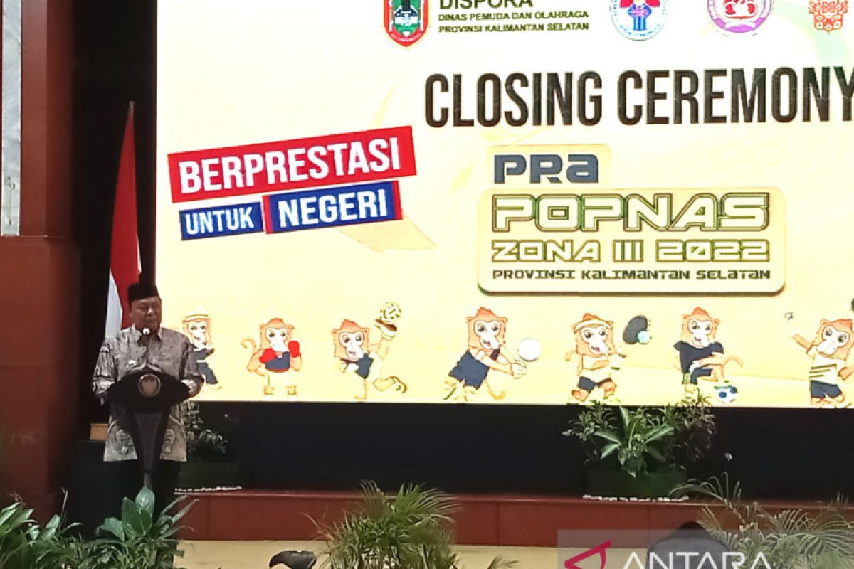 Pra Popnas zona III 2022 di Kalsel, Jateng rebut juara umum