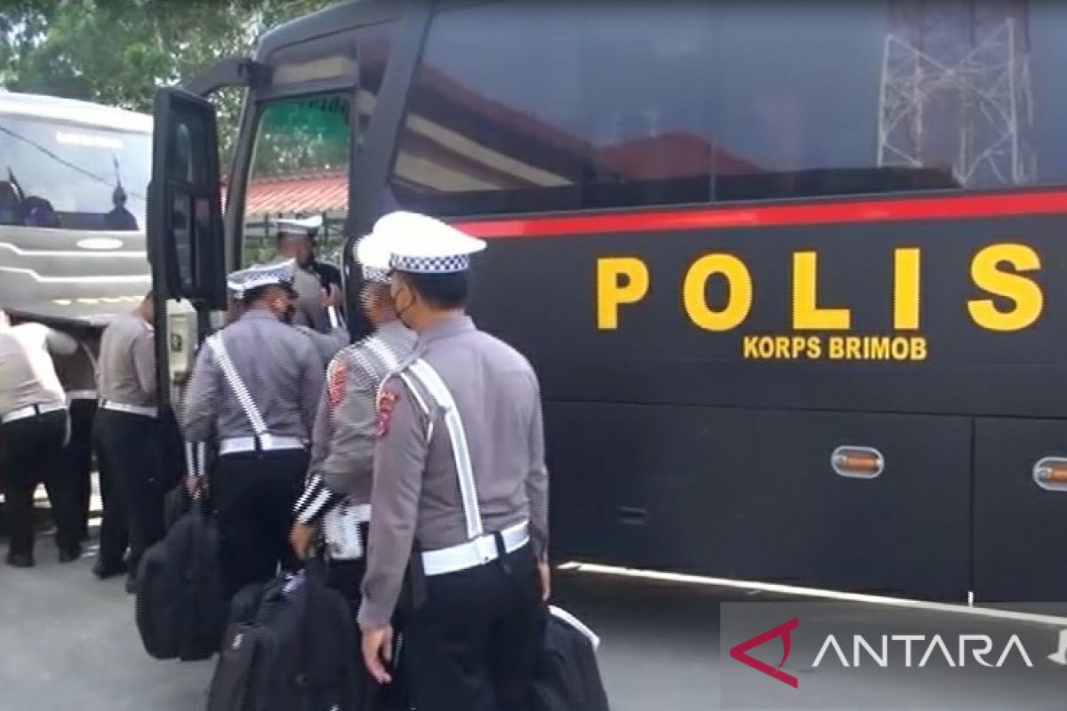 Personel Ditlantas Polda Sulawesi Tenggara BKO Polda Bali amankan KTT G20