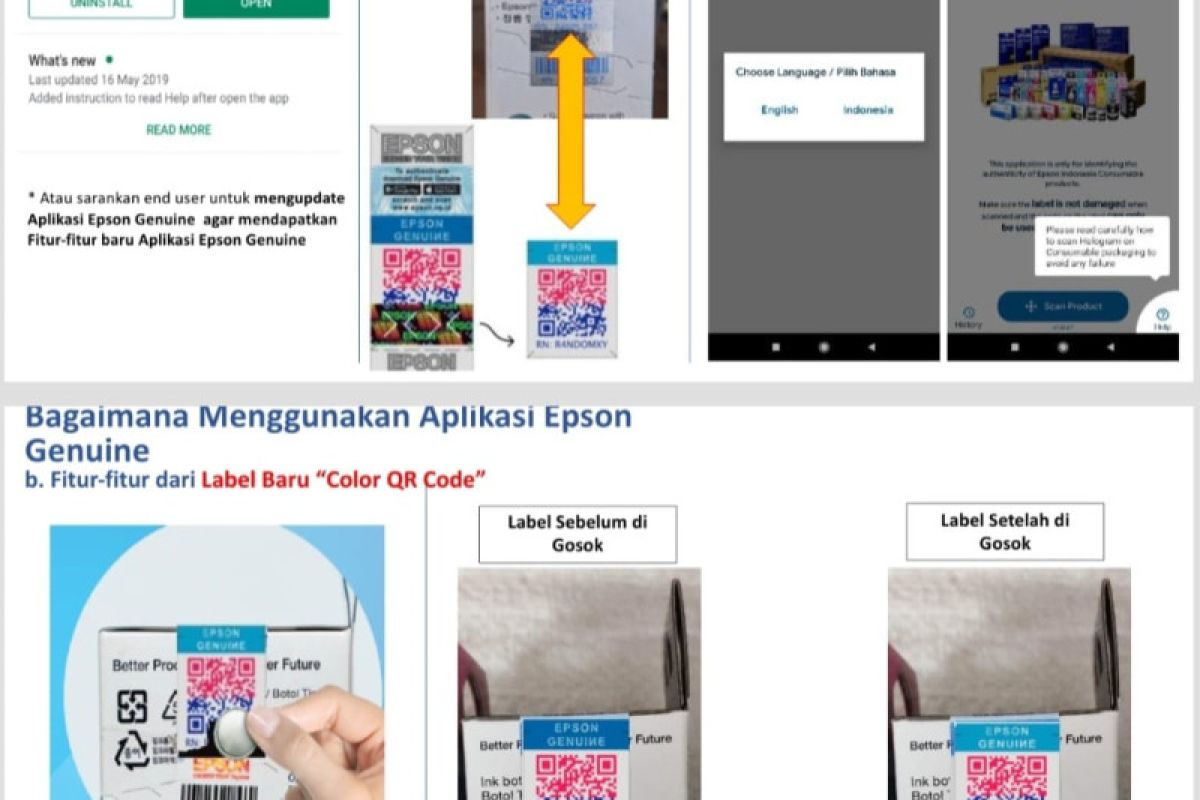 Begini cara mengetahui tinta printer asli dan palsu