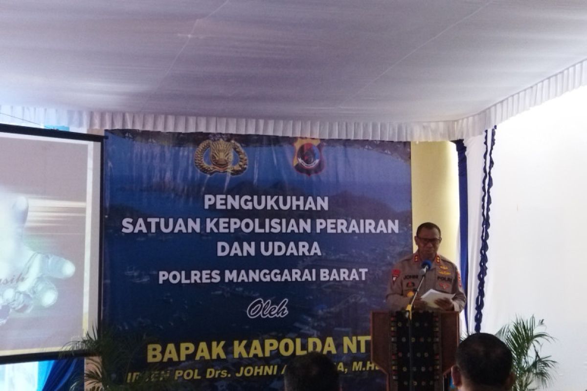 Kapolda NTT berkomitmen pertahankan keamanan perairan Labuan Bajo