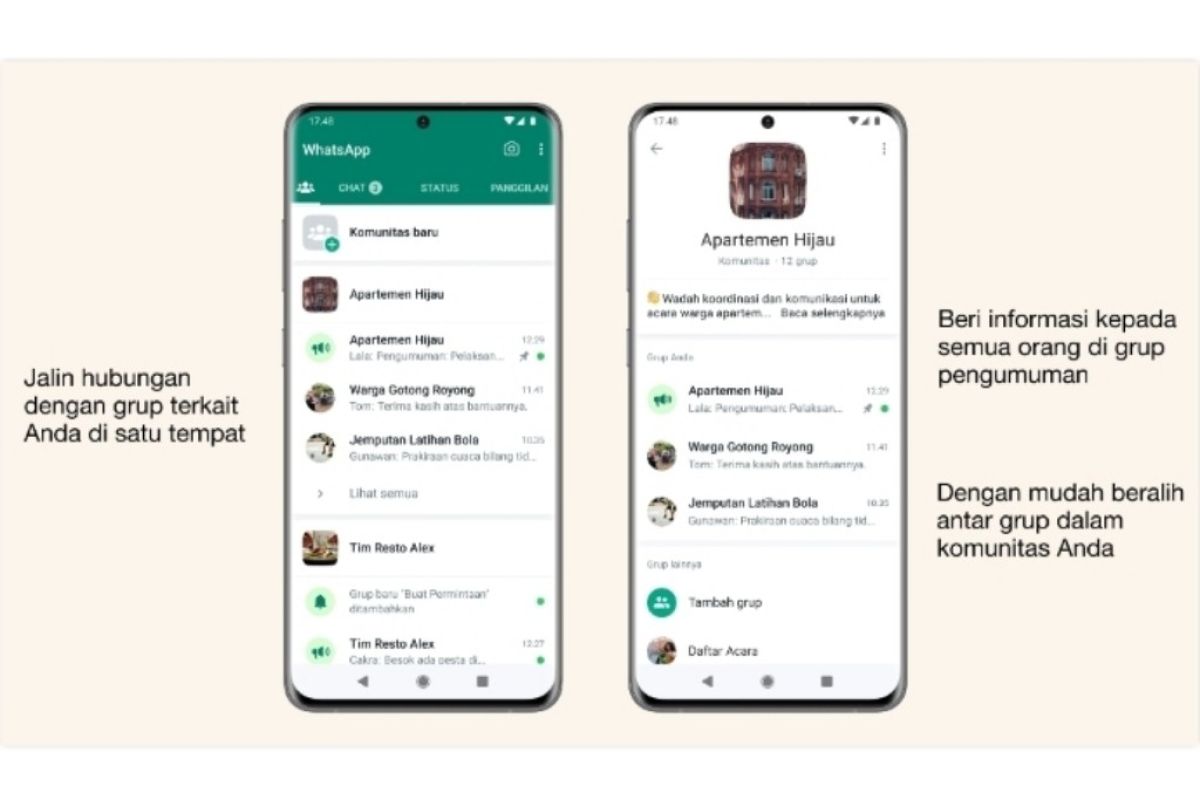 WhatsApp hadirkan fitur Komunitas