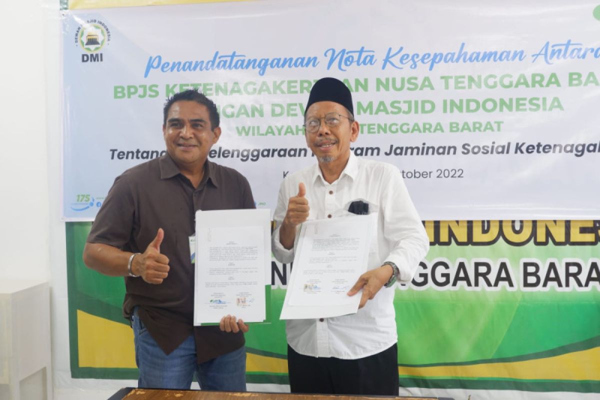 BPJAMSOSTEK-DMI NTB melindungi marbut dari risiko kecelakaan kerja