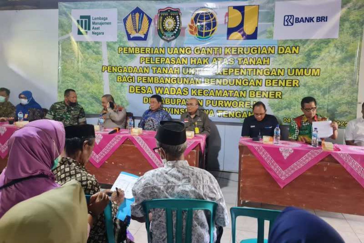 BPN Purworejo kembali bayar uang ganti rugi tanah di Wadas, ada yang dapat Rp8 M