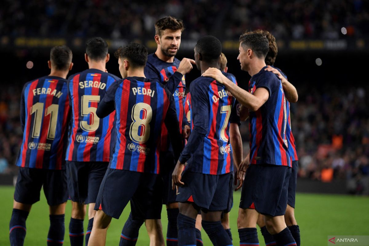 Barcelona tundukan Almeria  dalam laga perpisahan Gerard Pique