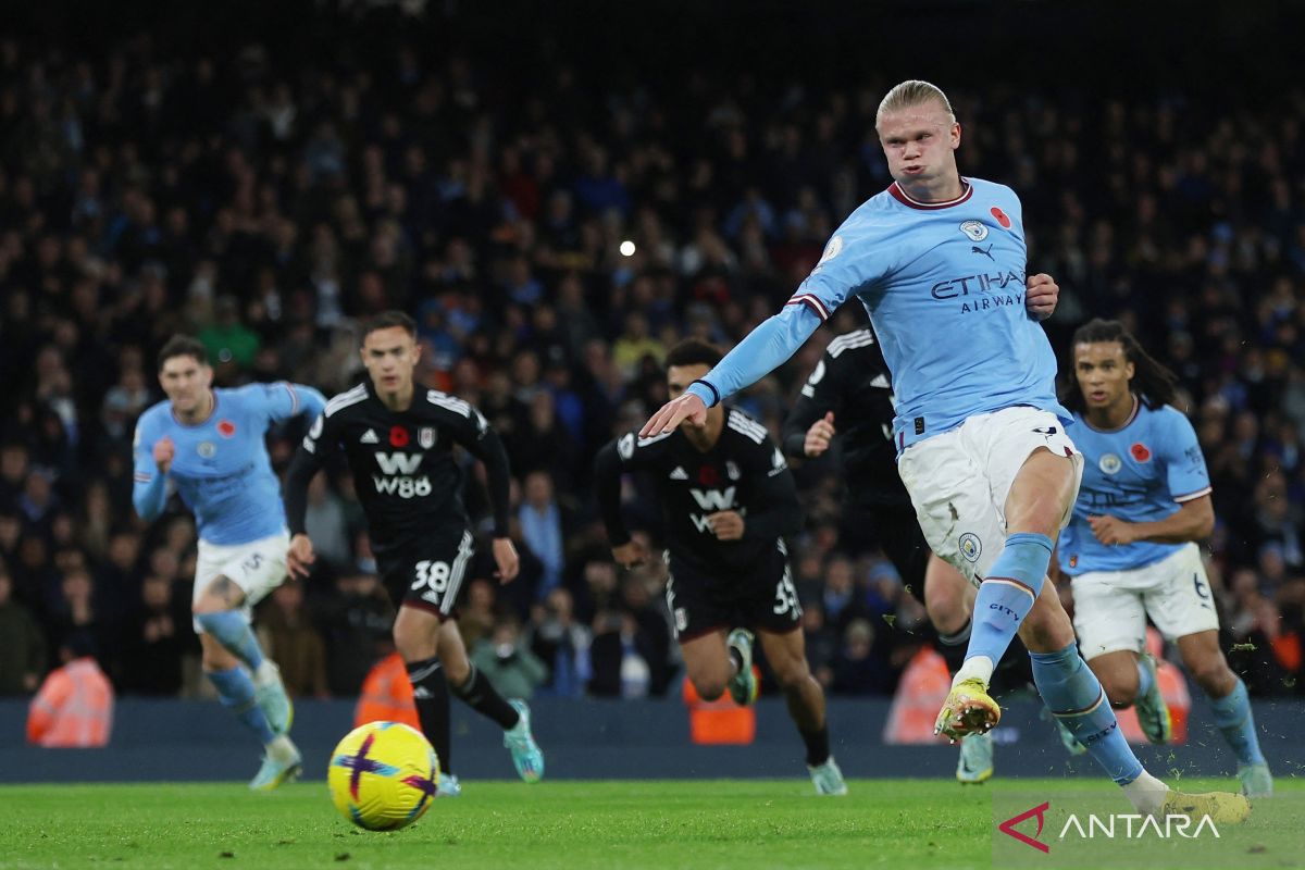 Manchester City menang dramatis 2-1 atas Fulham