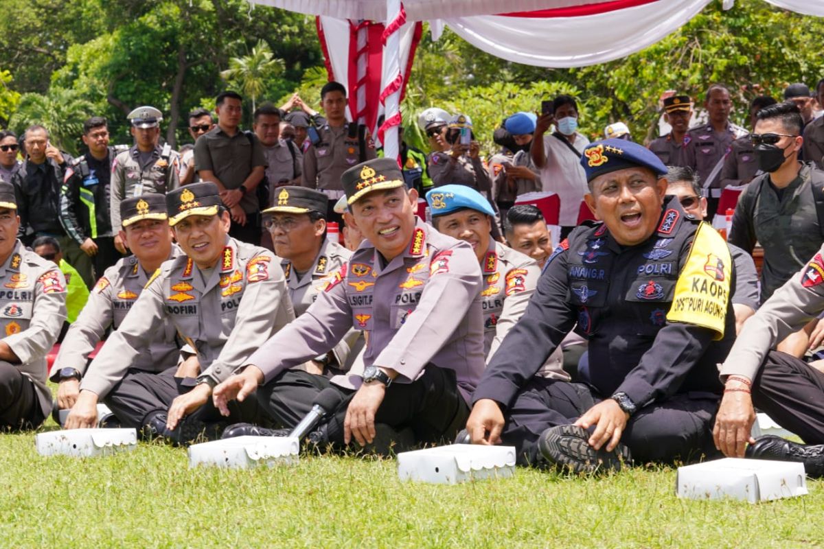 Gladi pengamanan, Kapolri pastikan KTT G20 berjalan lancar dan aman