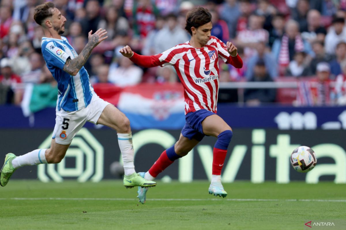 Atletico Madrid lawan ESpanyol  imbang 1-1