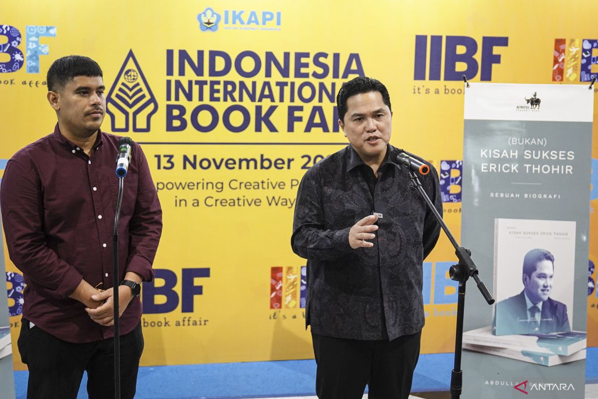 Erick Thohir tekankan pentingnya kolaborasi dalam buku biografinya