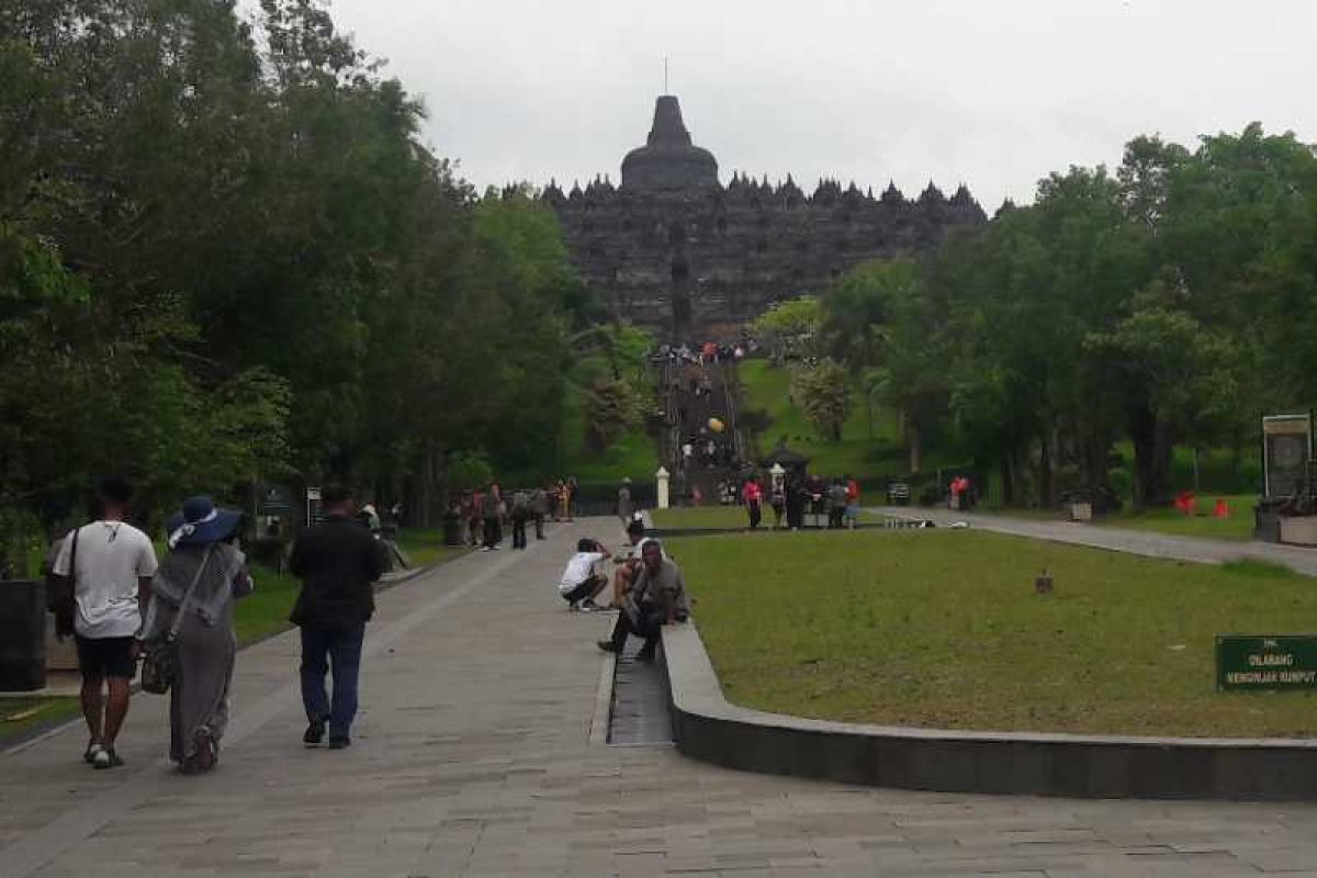 Borobudur Marathon 2022,  jumlah pengunjung candi melonjak