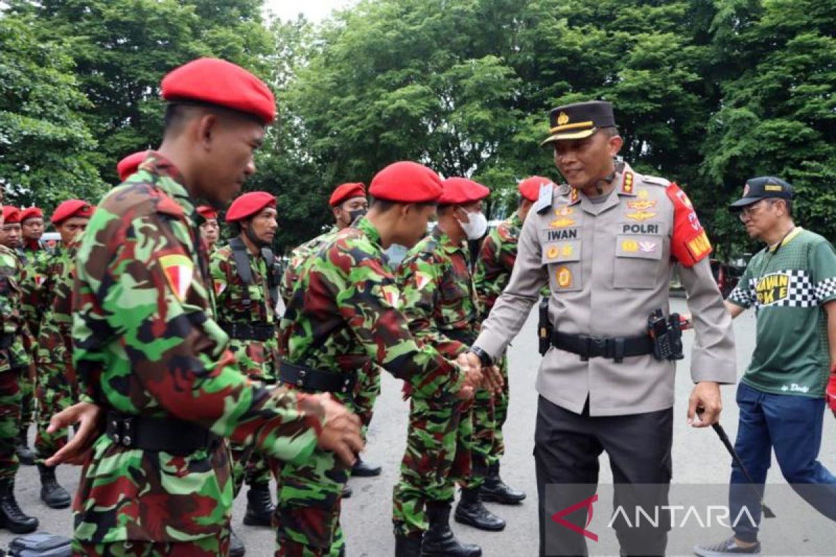 Jelang Muktamar Muhammadiyah, Polresta Surakarta dan Kokam apel bersama