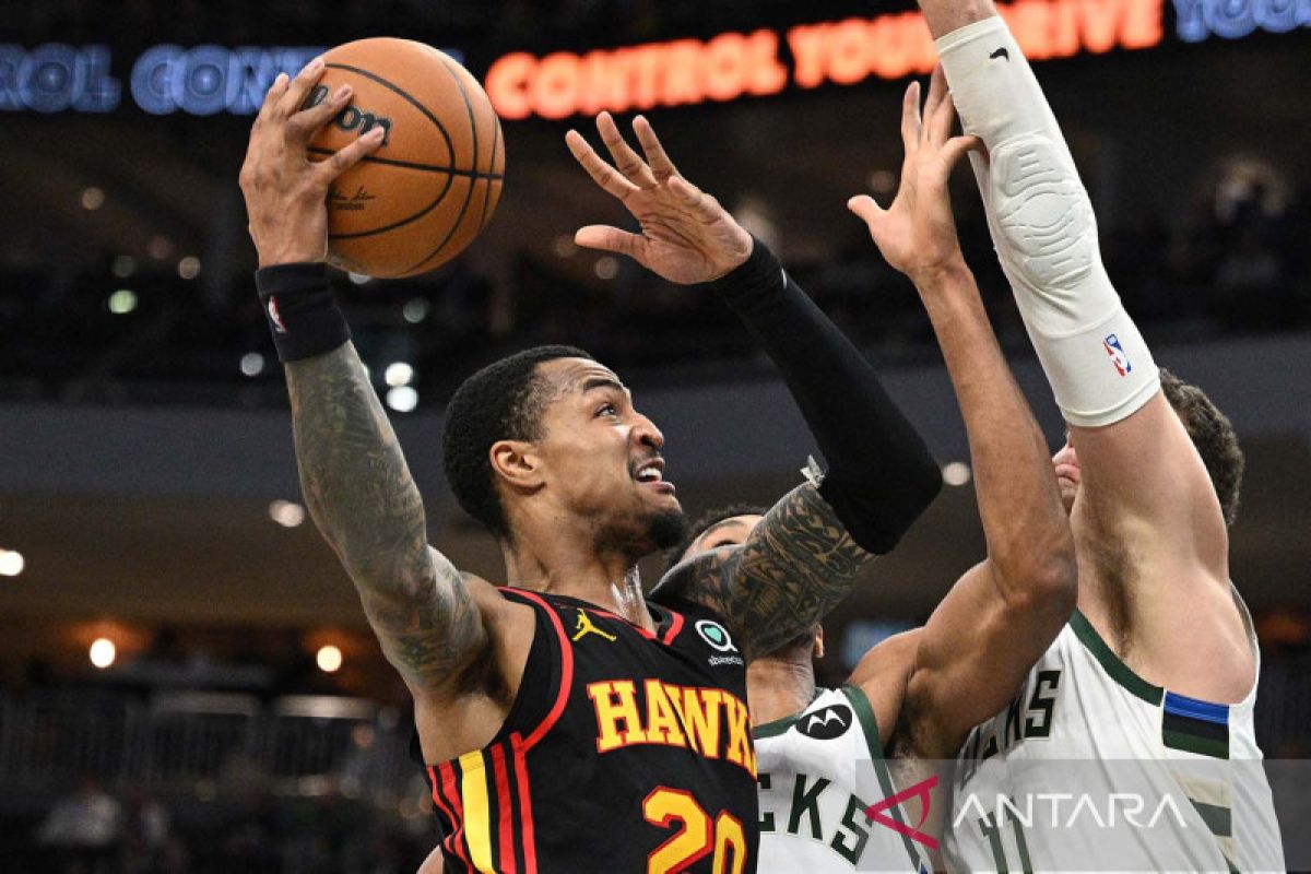 Hawks mantapkan playoff usai bekuk Pacers 143-130