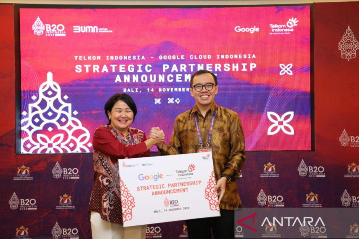 Telkom Indonesia gandeng swasta "Google Cloud" majukan transformasi digital Indonesia