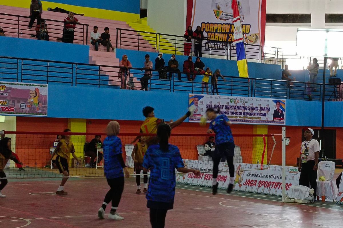 Nomor quadran takraw putri persembahkan emas untuk Bengkalid