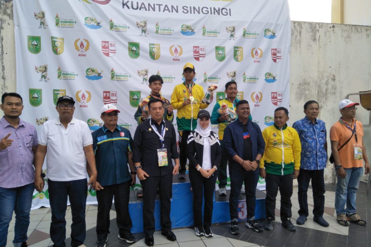 Porprov Riau, Bengkalis koleksi tujuh emas dari renang