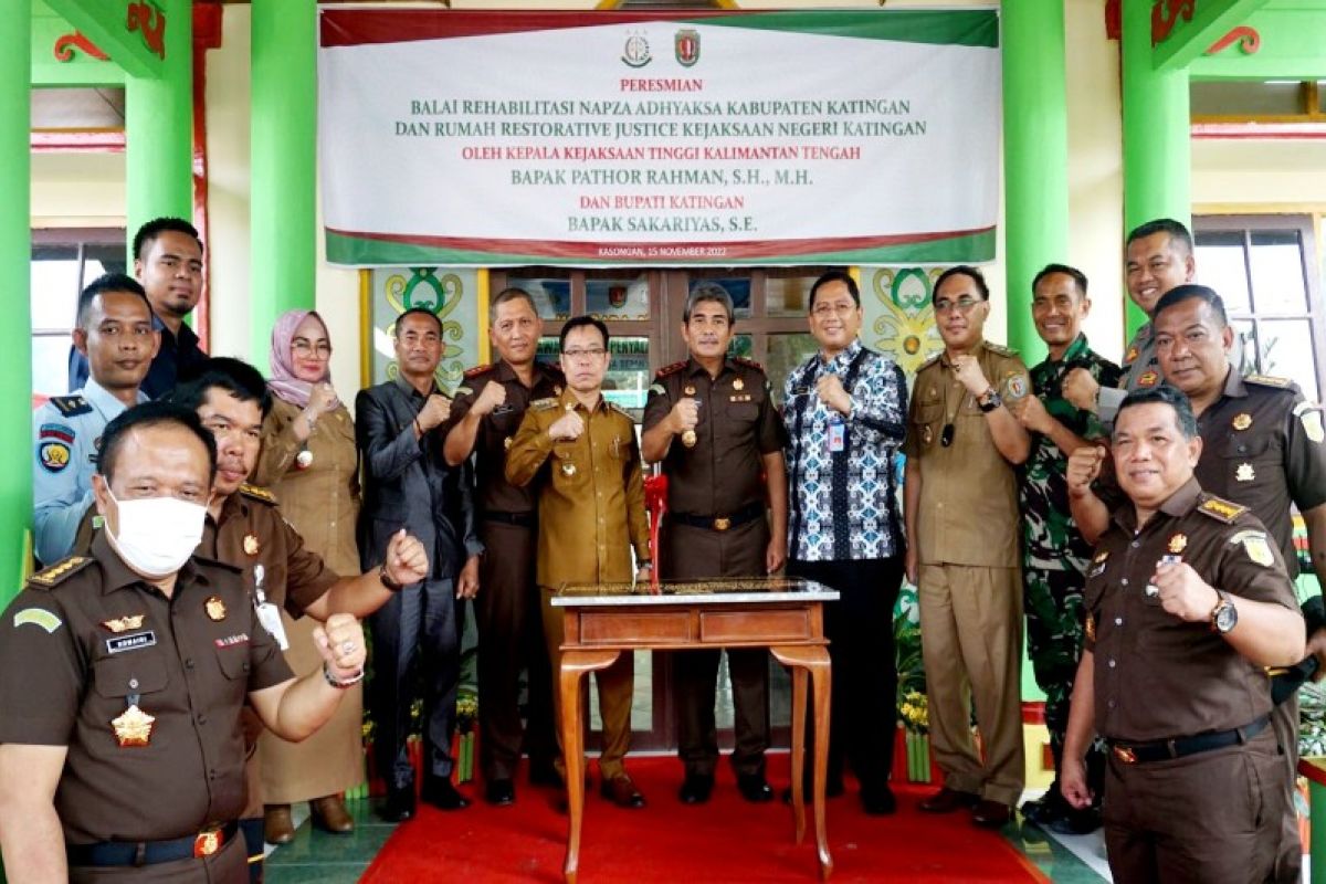 Kajati resmikan Balai Rehabilitasi Napza Adhyaksa dan Rumah RJ di Katingan