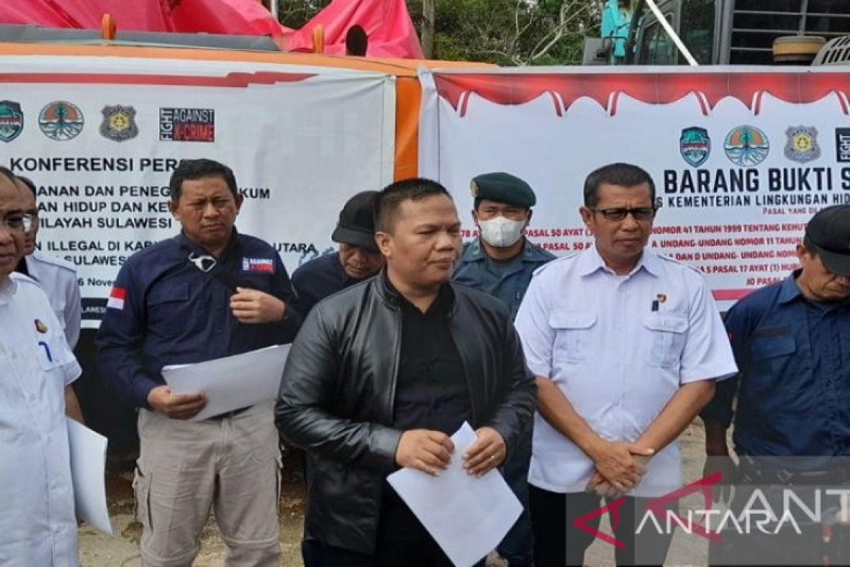 Gakkum KLHK merampungkan dua berkas perkara penambangan Ilegal di Sultra