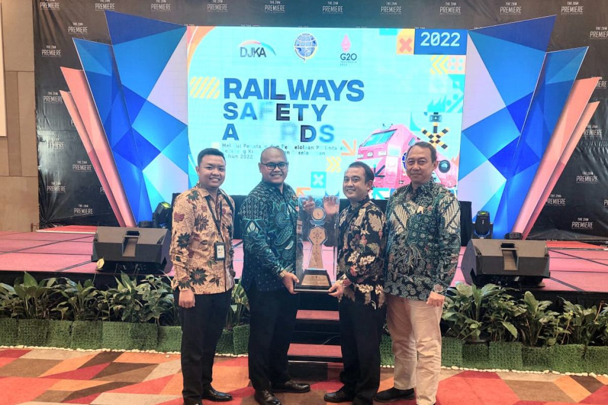 Jawa Tengah raih juara pertama penghargaan Railway Safety Awards 2022