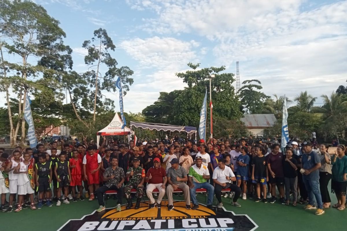 Komandan Koramil 1708-01/BK hadiri Turnamen Bola Basket Bupati Cup I