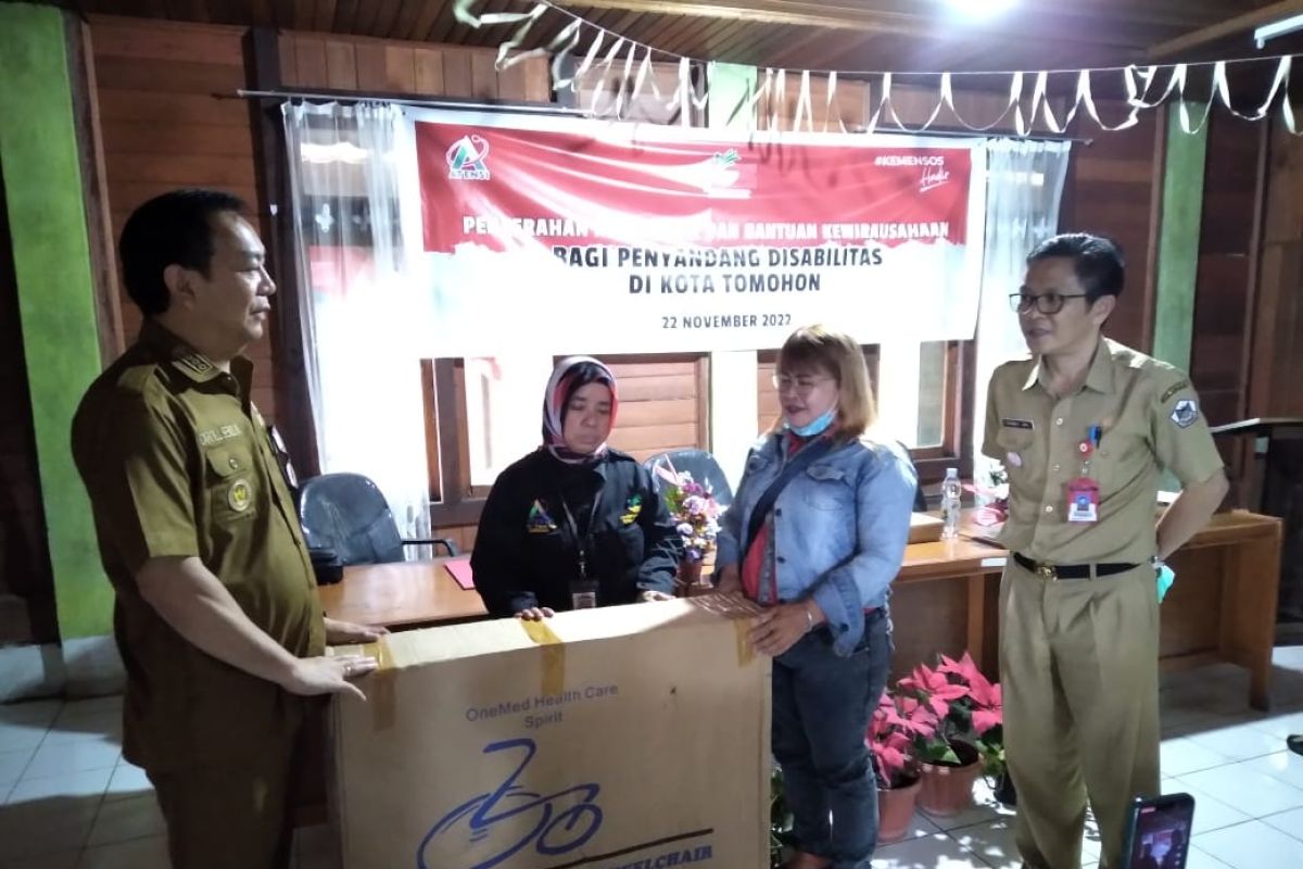 Kemensos bantu pengembangan usaha penyandang disabilitas di Kota Tomohon