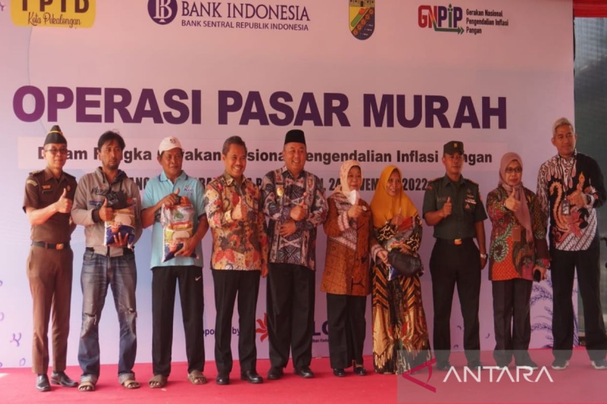 Tekan inflasi, BI Tegal gandeng Pemkot Pekalongan gelar operasi pasar