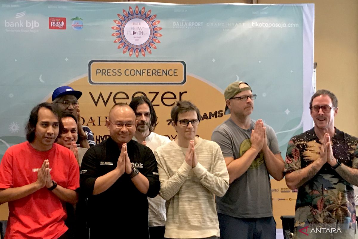 Grup band Weezer inginkan pengalaman "luar biasa" saat di Bali