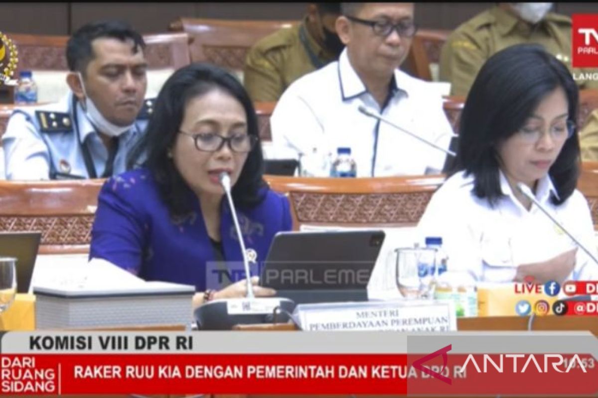 Menteri PPPA sebut penyusunan DIM RUU KIA mengakomodasi berbagai masukan