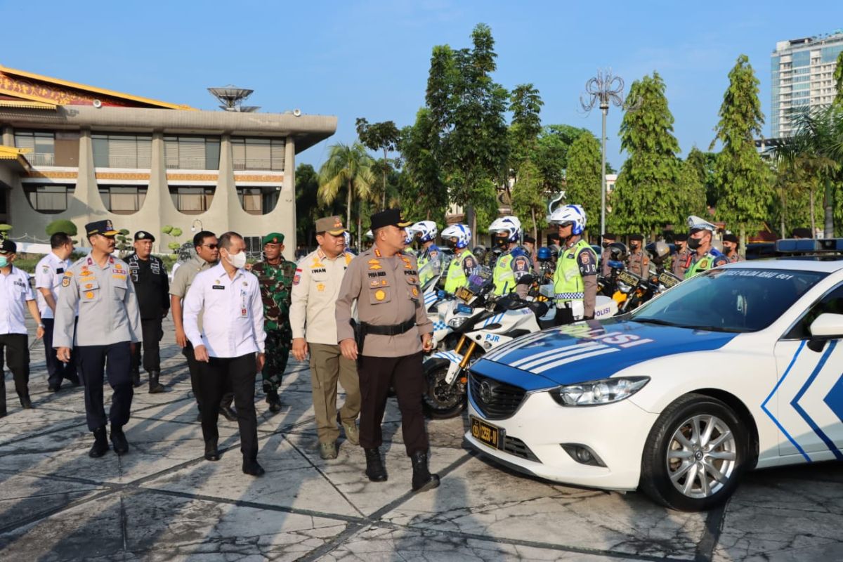 1.098 personel gabungan siap mengawal Tour De Siak di Pekanbaru