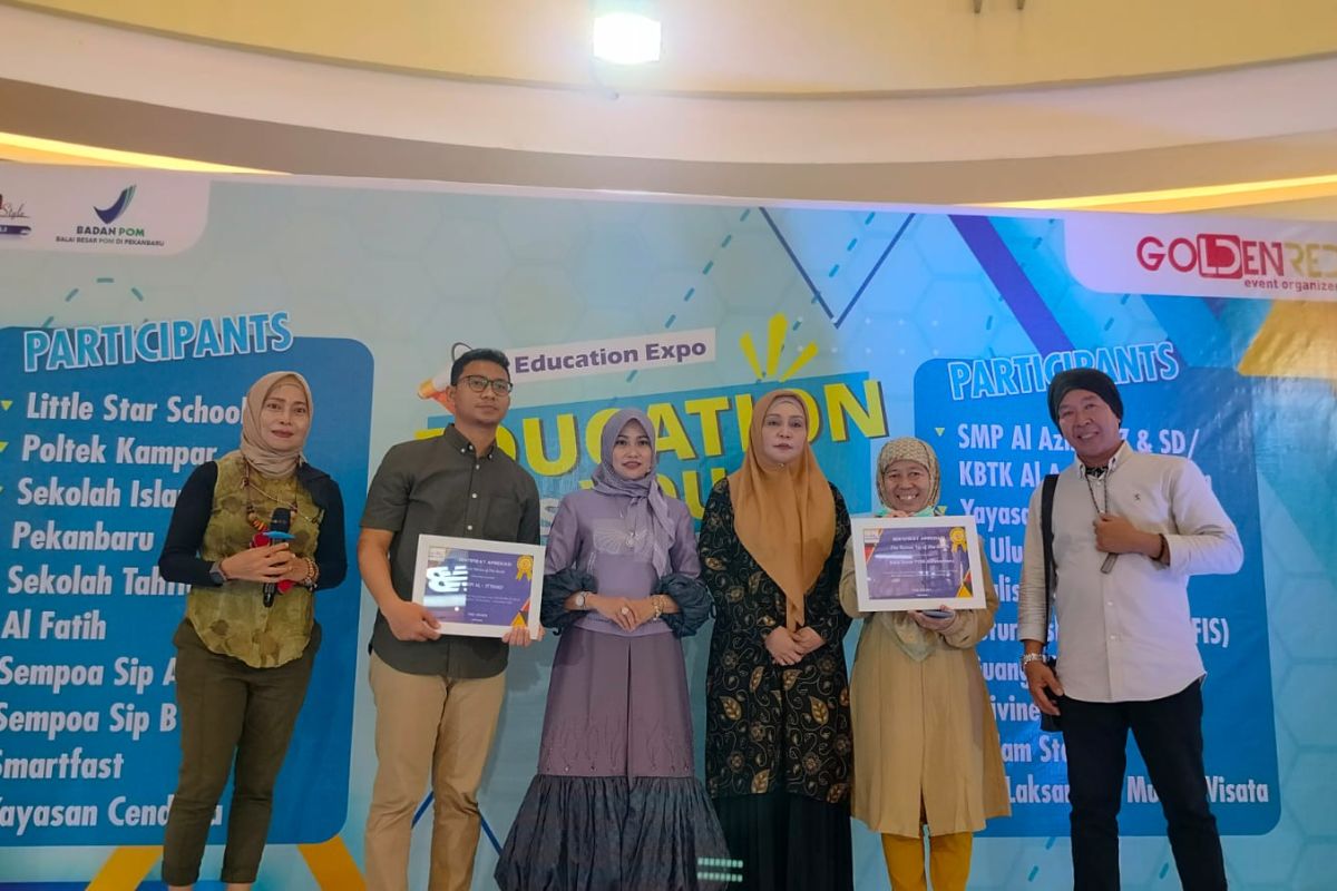 BBPOM di Pekanbaru Runner Up of The Booth di Education Expo