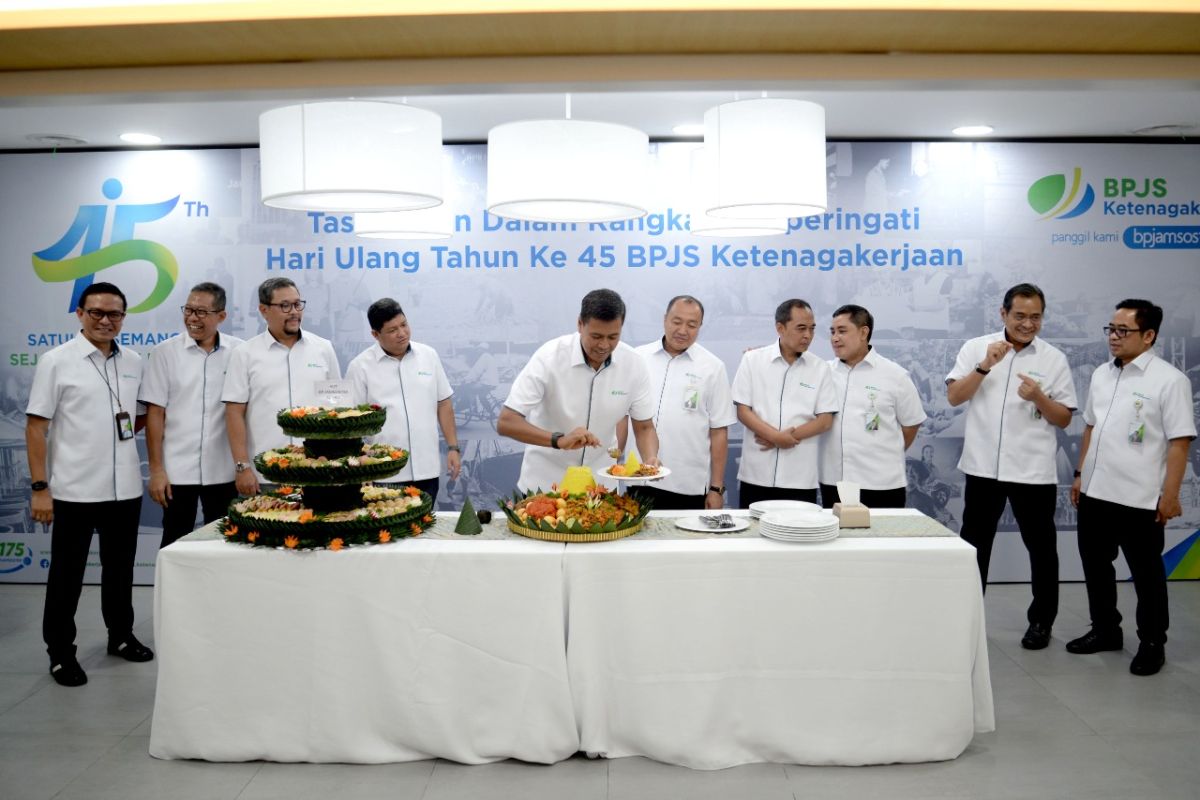 BPJS Ketenagakerjaan satukan semangat sejahterakan pekerja di usia 45 tahun