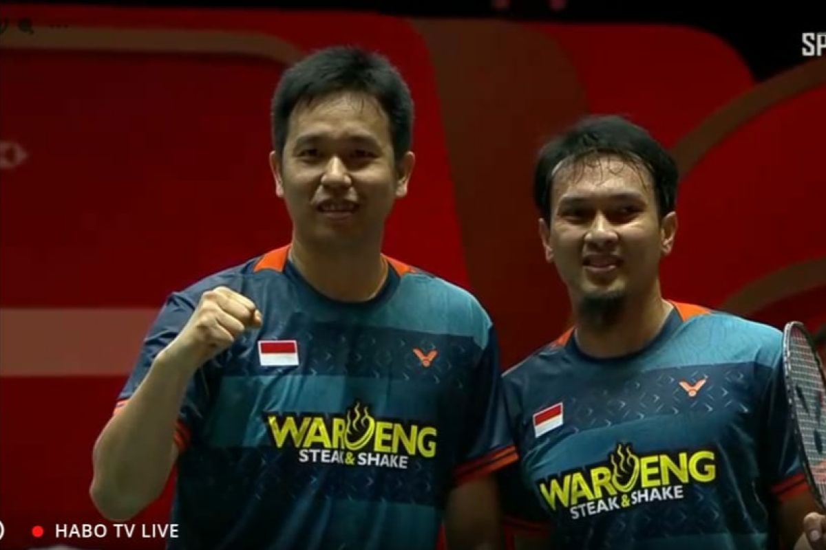 BWF WTF 2022 - Dua ganda putra Indonesia cetak angka sempurna