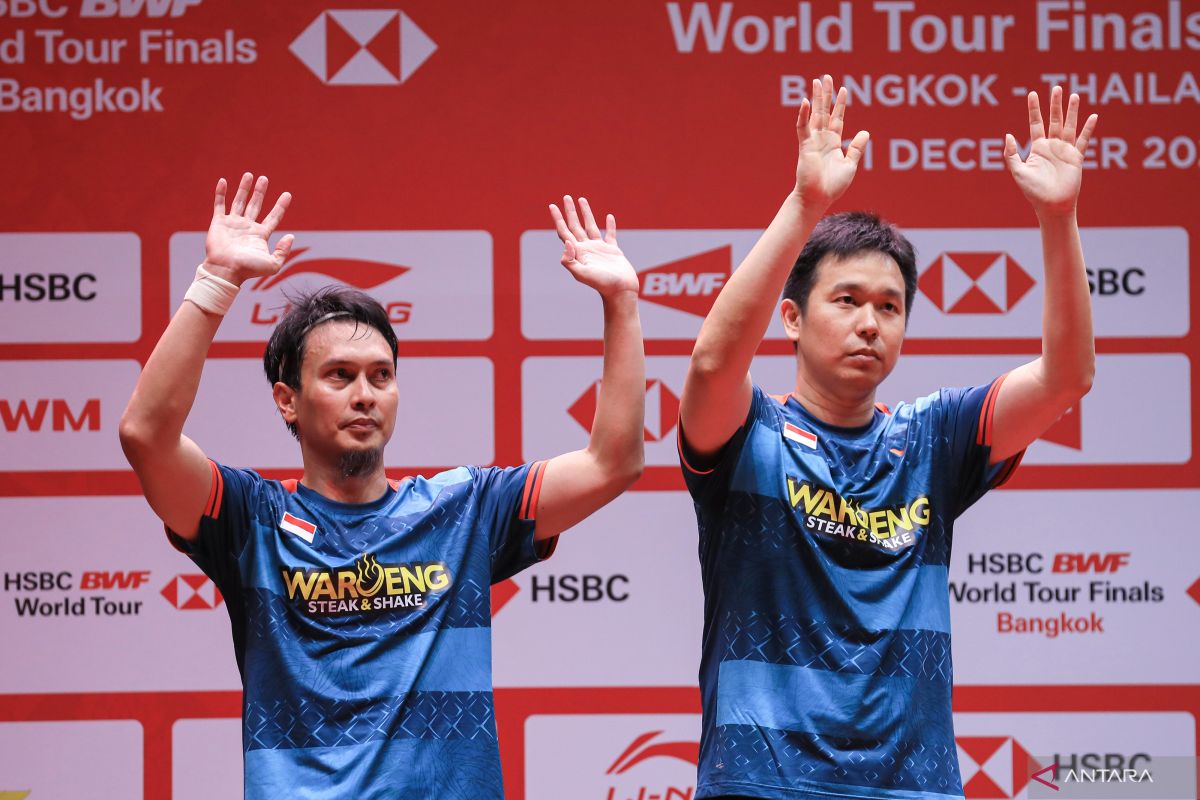 Gemuruh Istora GBK mendorong Hendra/Ahsan bangkit di Indonesia Masters 2023