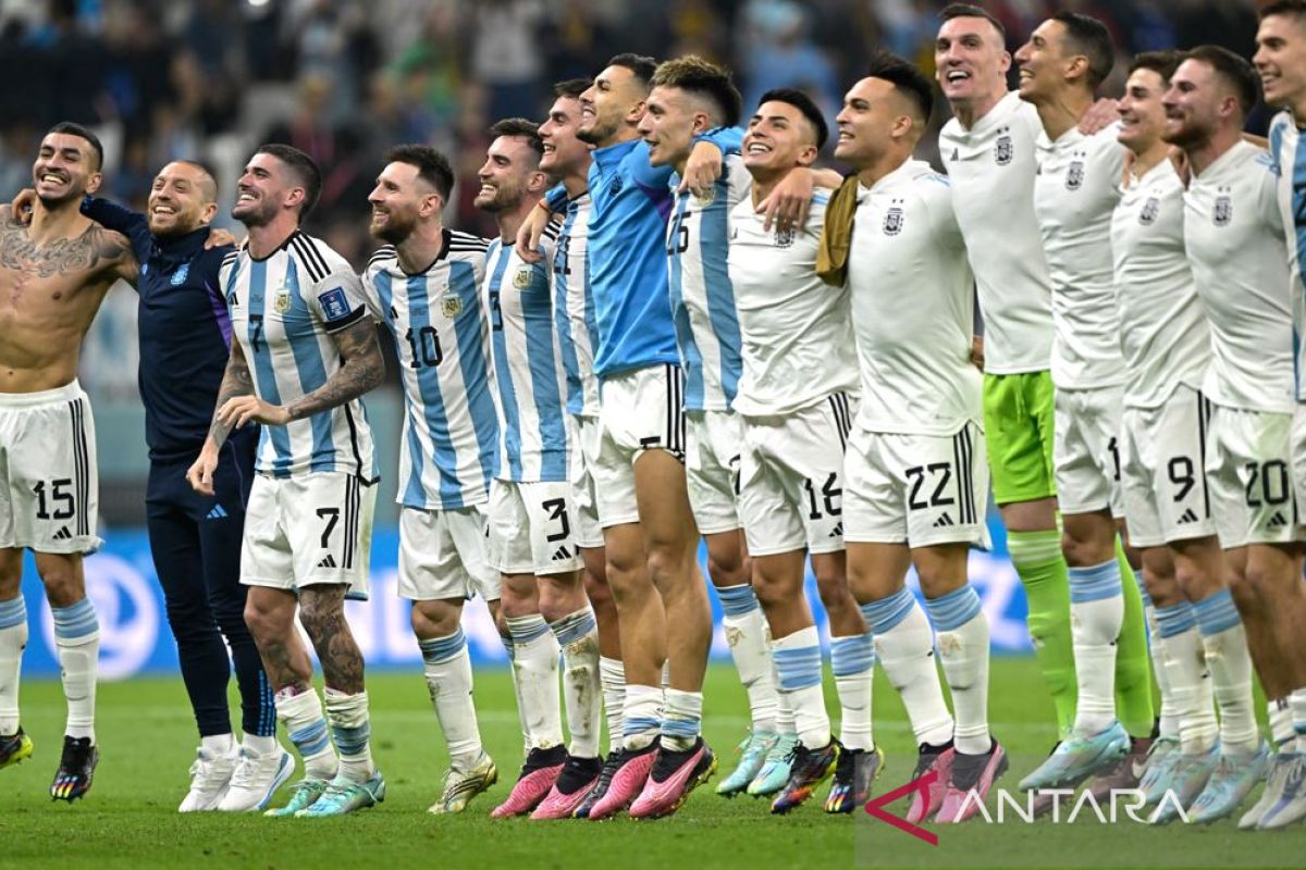 Piala Dunia 2022 - Argentina melaju ke final Piala Dunia seusai kalahkan Kroasia 3-0