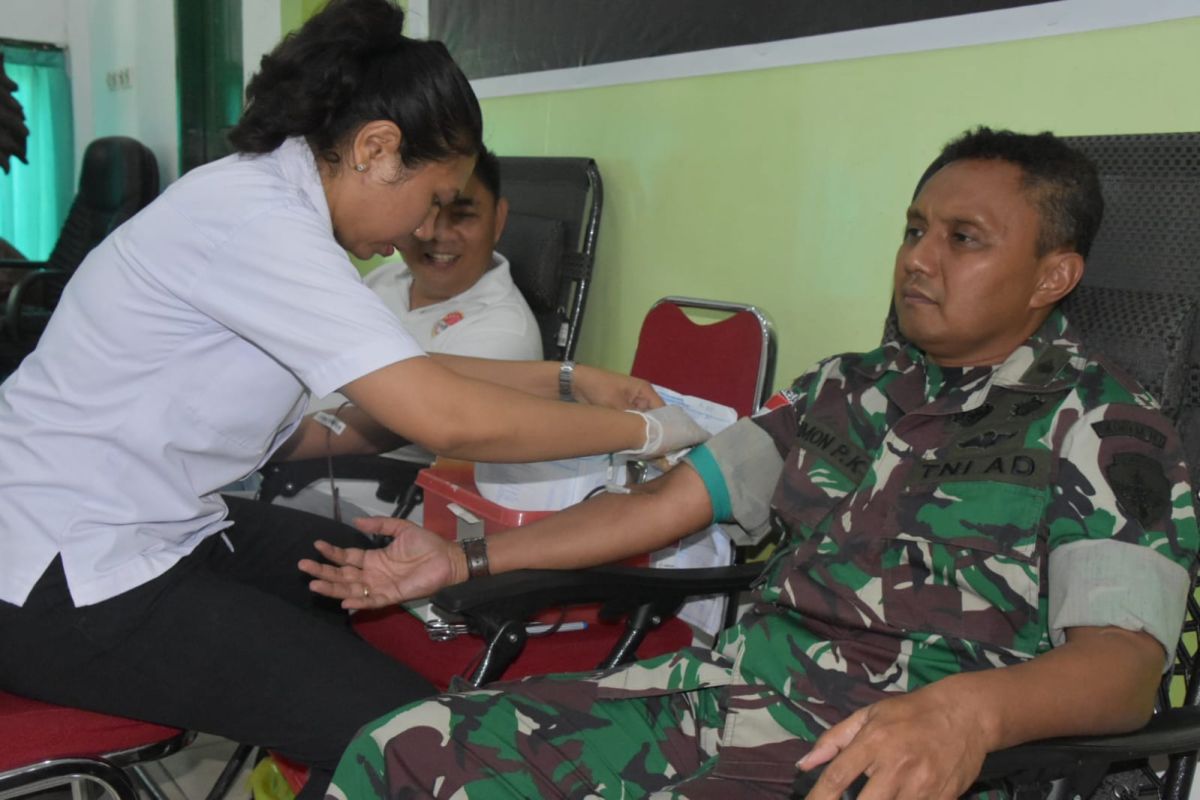 Korem 161/WS targetkan 1.000 kantong darah pada kegiatan donor darah