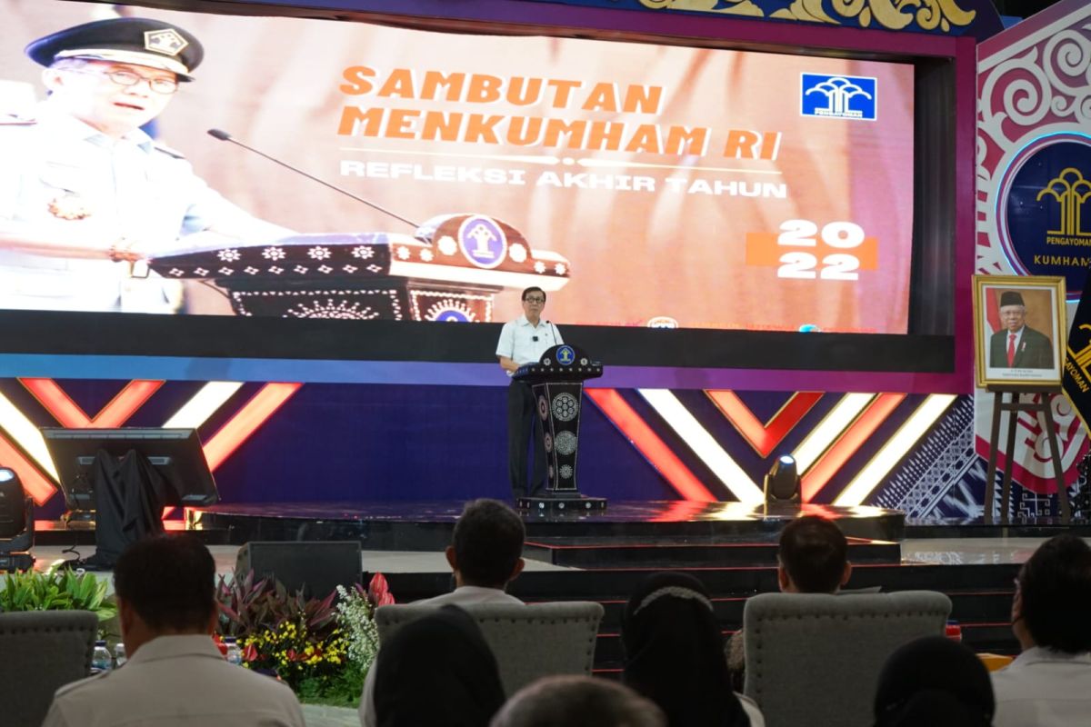 Menkumham: Kinerja Kemenkumham 2022 penuh dinamika