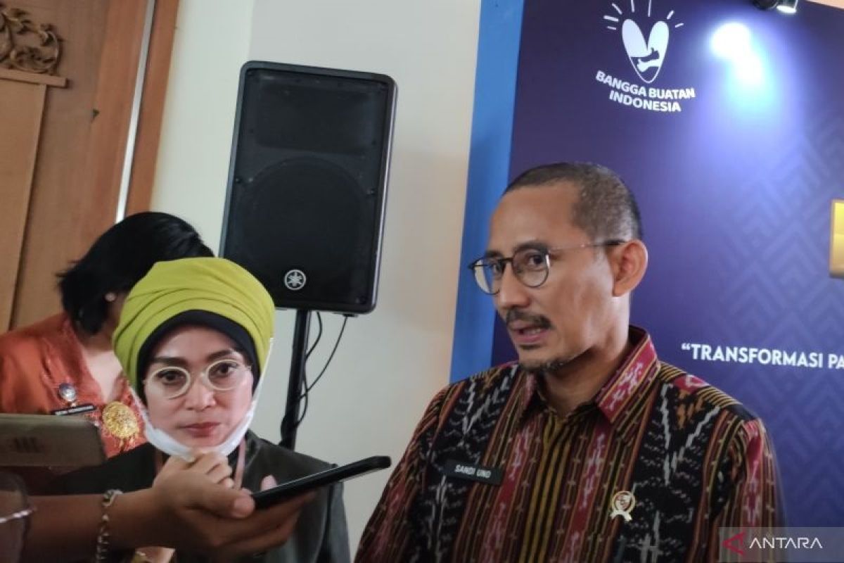 Menparekraf Sandiaga Uno targetkan libur Natal-Tahun Baru dongkrak kunjungan wisman