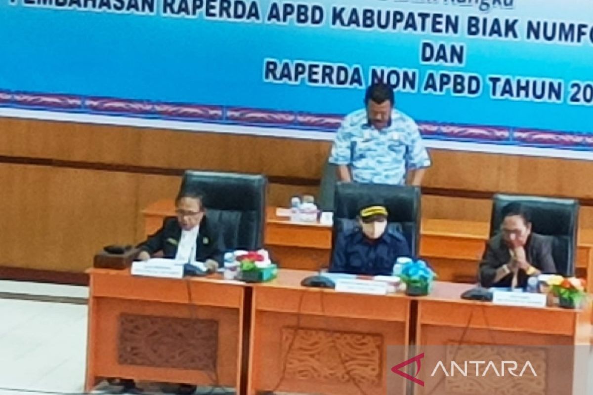 DPRD Biak Numfor Sahkan Perda APBD 2023 - ANTARA News Papua