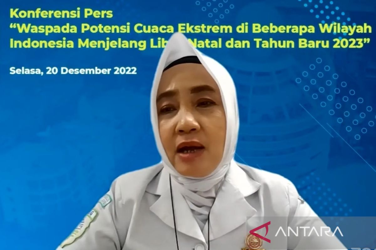 12 provinsi siaga cuaca ekstrem saat libur Natal dan Tahun Baru 2023