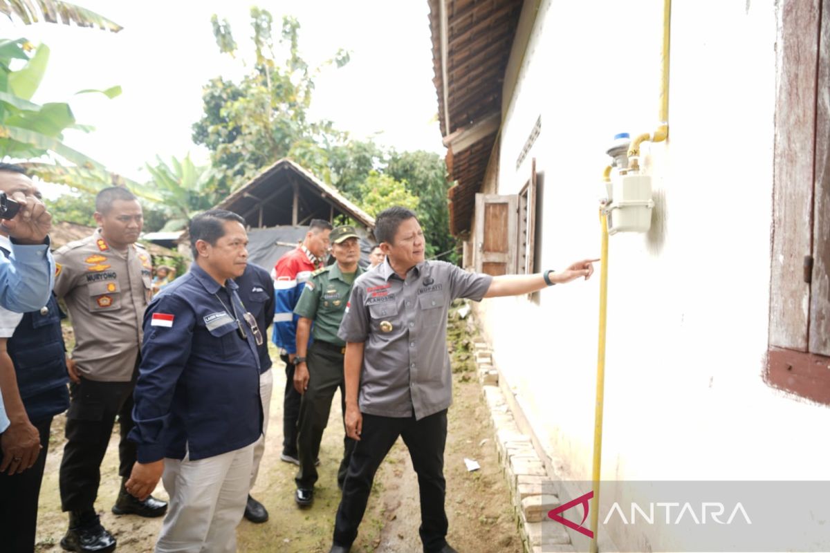 Sebanyak 3.015 rumah tangga di OKU Timur Sumsel terpasang jargas