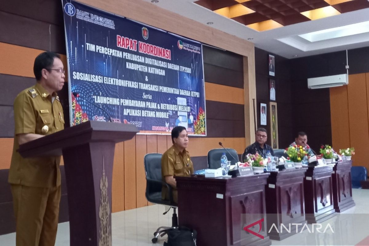 Pemkab Katingan siap terapkan layanan transaksi elektronik