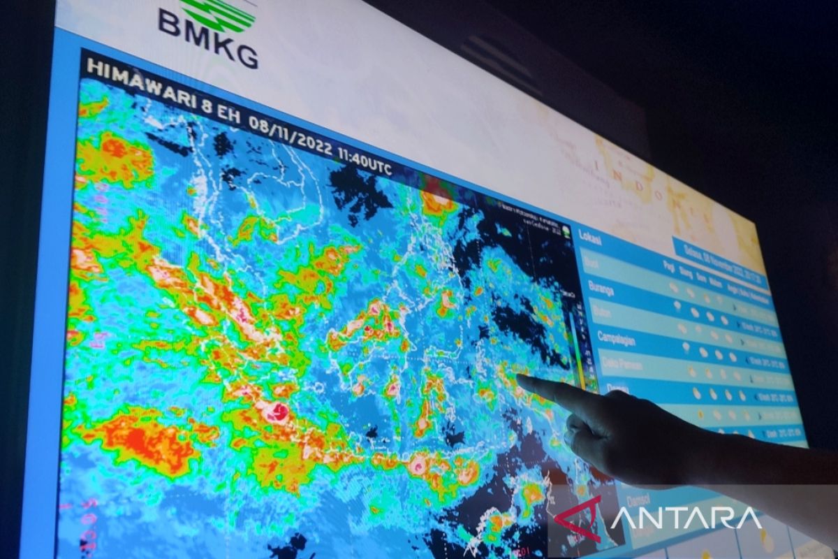 BBMKG mengeluarkan peringatan dini level awas di sejumlah daerah Sulsel