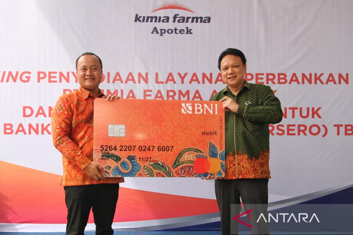 BNI kelola jasa penyaluran tunjangan untuk karyawan Kimia Farma Apotek